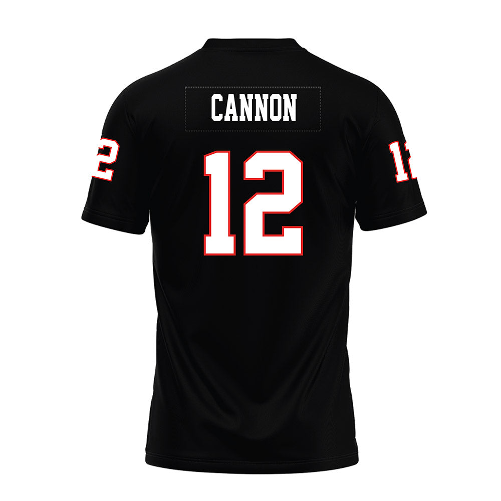 Texas Tech - NCAA Football : Stephen Cannon - Black Premium Football Jersey-1