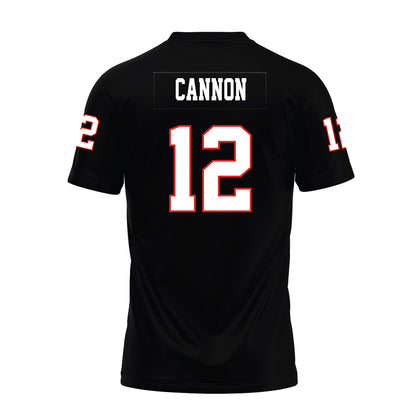 Texas Tech - NCAA Football : Stephen Cannon - Black Premium Football Jersey-1