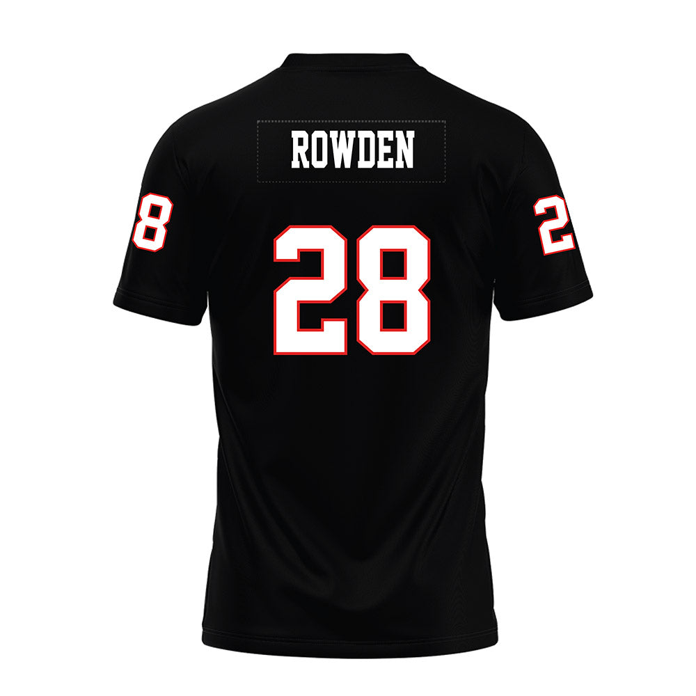 Texas Tech - NCAA Football : Ashton Rowden - Black Premium Football Jersey-1