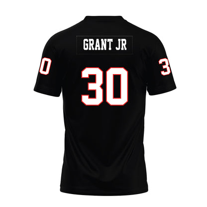 Texas Tech - NCAA Football : Jamarn Grant Jr - Black Premium Football Jersey-1