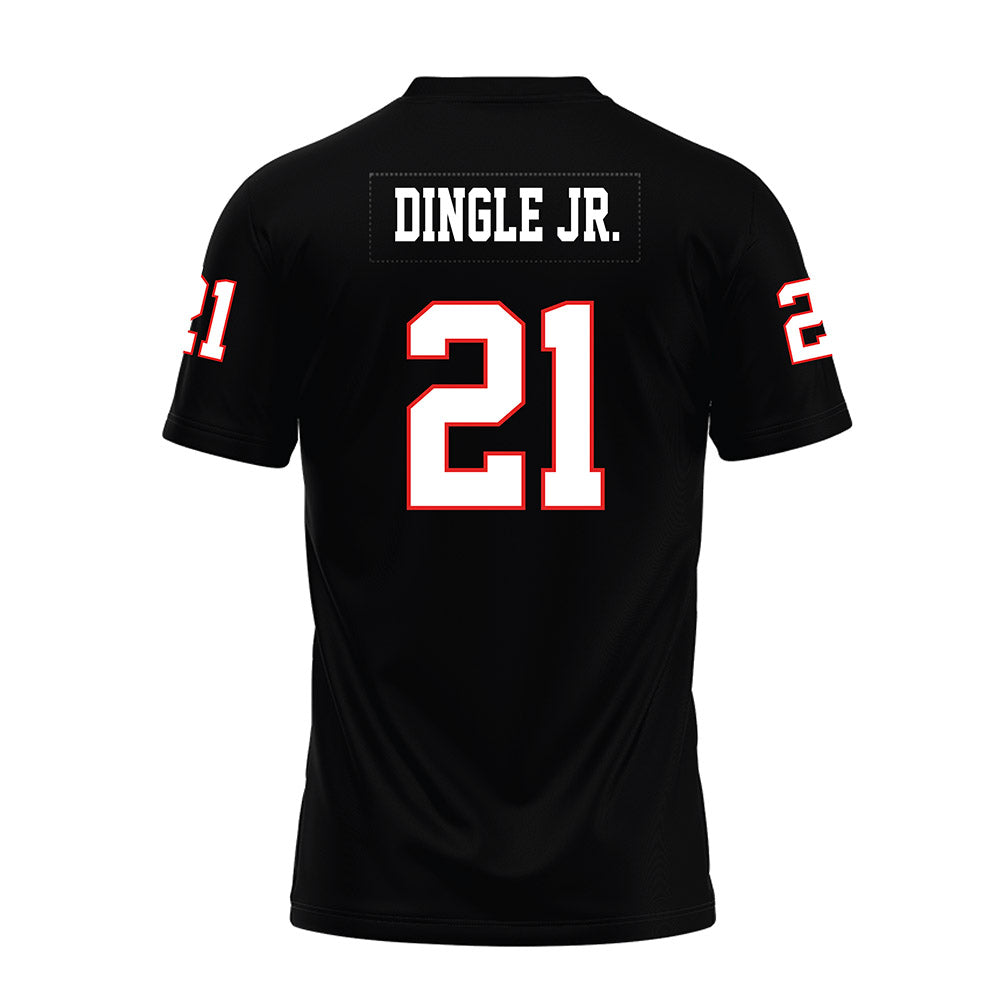 Texas Tech - NCAA Football : Miquel Dingle Jr. - Black Premium Football Jersey-1