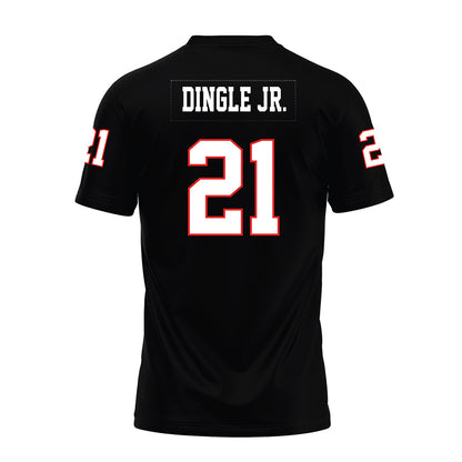 Texas Tech - NCAA Football : Miquel Dingle Jr. - Black Premium Football Jersey-1