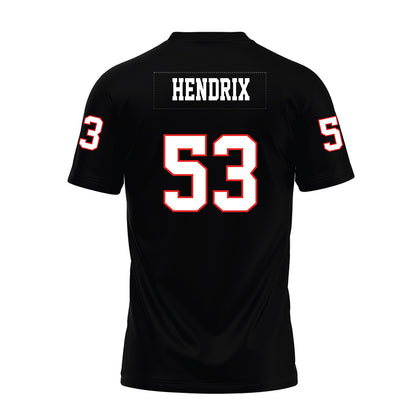 Texas Tech - NCAA Football : Holton Hendrix - Black Premium Football Jersey-1