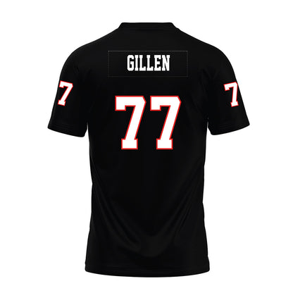 Texas Tech - NCAA Football : Elias Gillen - Black Premium Football Jersey-1