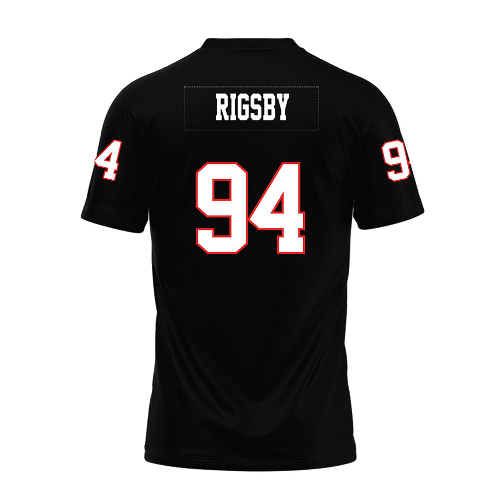 Texas Tech - NCAA Football : Braylon Rigsby - Black Premium Football Jersey-1