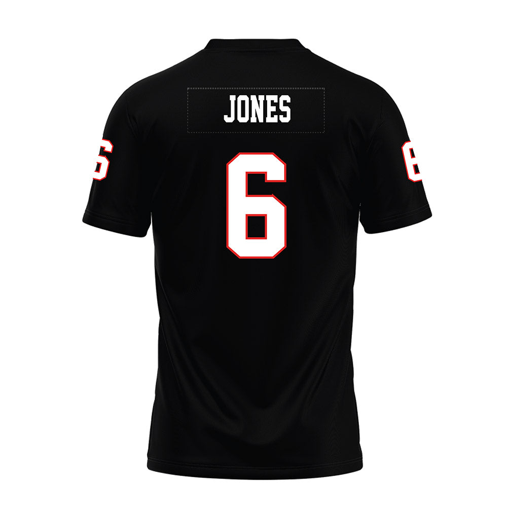 Texas Tech - NCAA Football : Jalen Jones - Black Premium Football Jersey-1