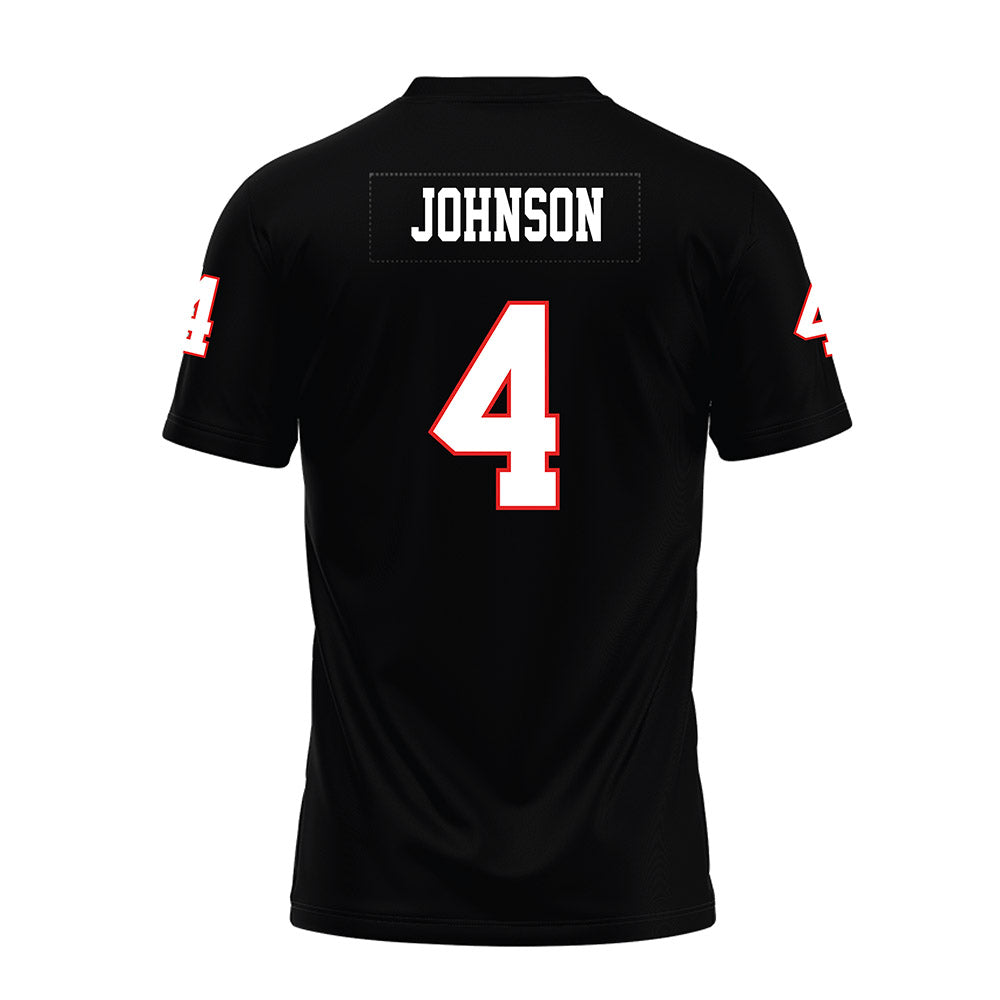 Texas Tech - NCAA Football : Kenny Johnson - Black Premium Football Jersey-1
