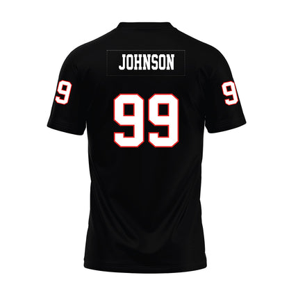 Texas Tech - NCAA Football : Jojo Johnson - Black Premium Football Jersey-1