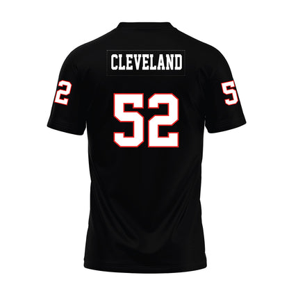 Texas Tech - NCAA Football : Cash Cleveland - Black Premium Football Jersey-1
