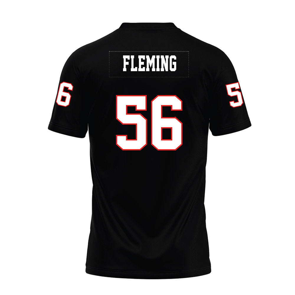 Texas Tech - NCAA Football : Amarie Fleming - Black Premium Football Jersey-1