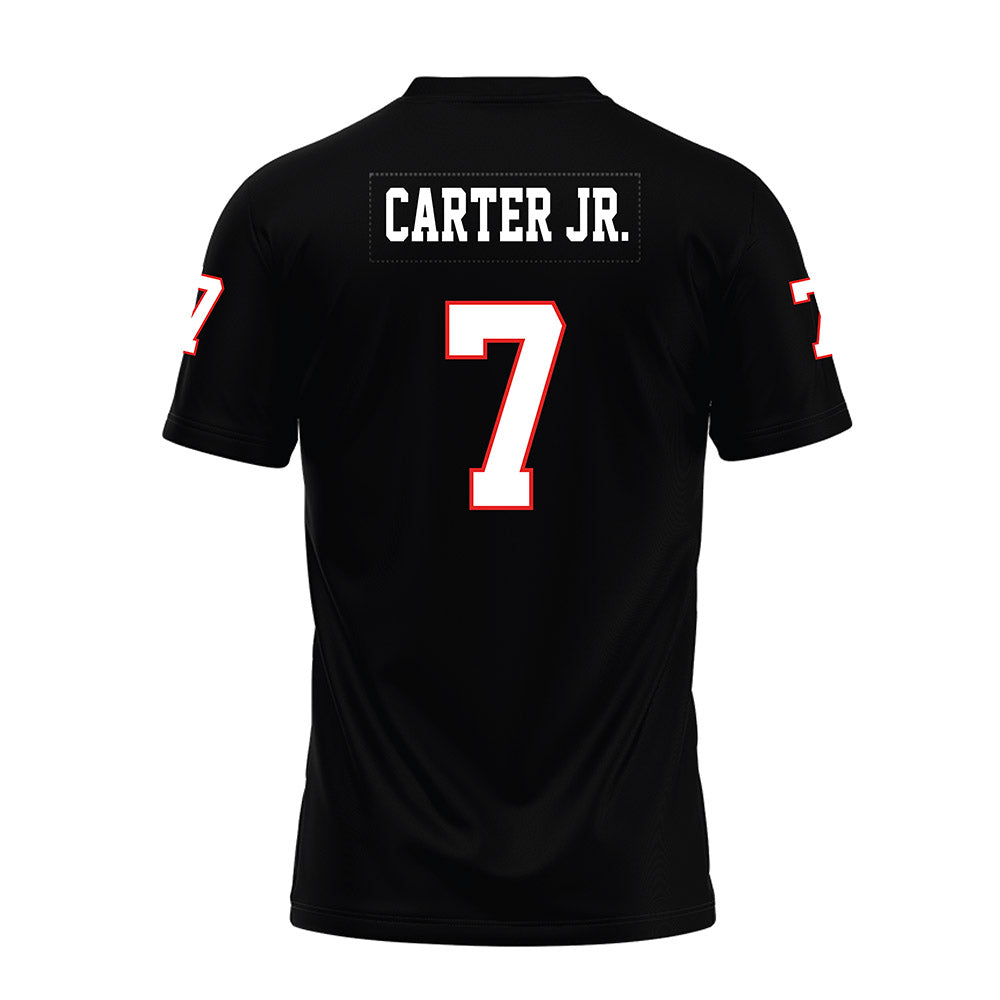 Texas Tech - NCAA Football : Terrance Carter Jr. - Black Premium Football Jersey-1