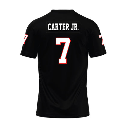 Texas Tech - NCAA Football : Terrance Carter Jr. - Black Premium Football Jersey-1