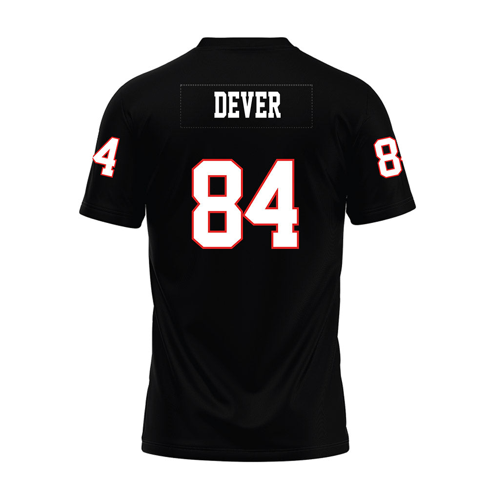 Texas Tech - NCAA Football : Michael Dever - Black Premium Football Jersey-1