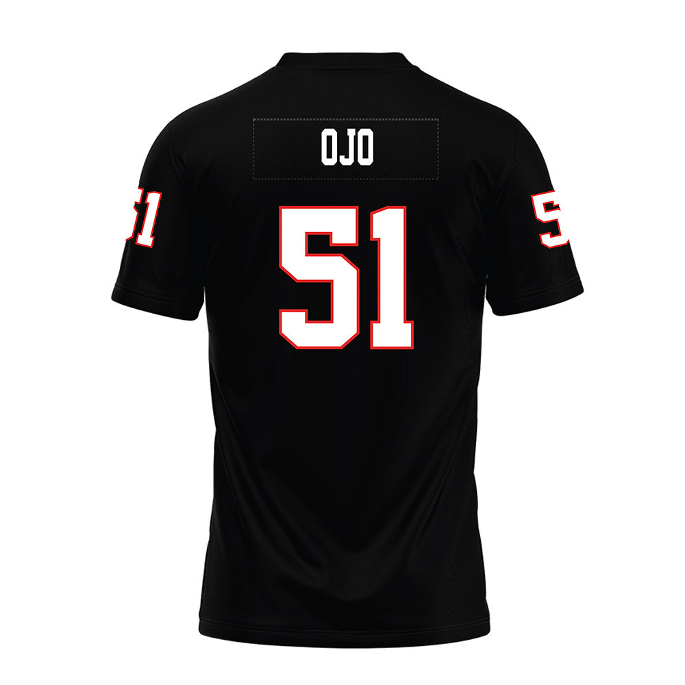 Texas Tech - NCAA Football : Felix Ojo - Black Premium Football Jersey-1