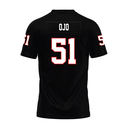 Texas Tech - NCAA Football : Felix Ojo - Black Premium Football Jersey-1