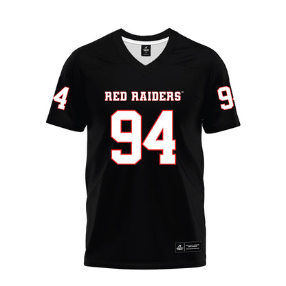 Texas Tech - NCAA Football : Braylon Rigsby - Black Premium Football Jersey-0
