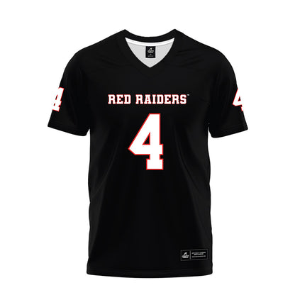 Texas Tech - NCAA Football : Kenny Johnson - Black Premium Football Jersey-0
