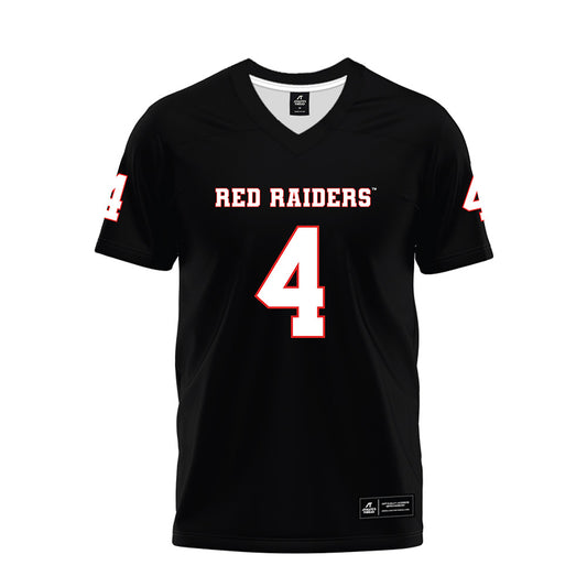 Texas Tech - NCAA Football : Kenny Johnson - Black Premium Football Jersey-0