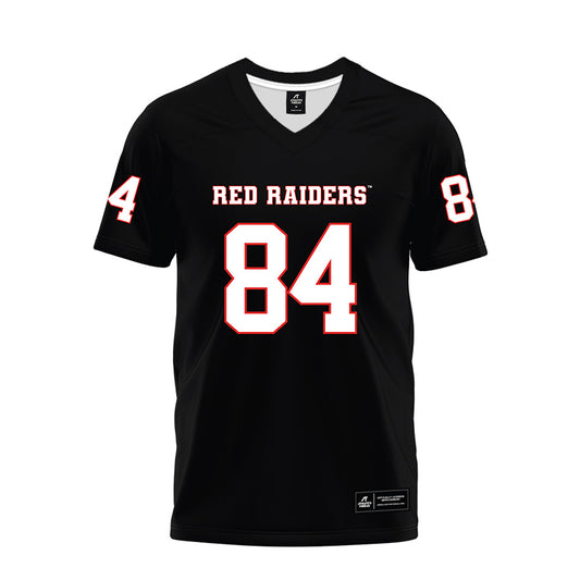Texas Tech - NCAA Football : Michael Dever - Black Premium Football Jersey-0