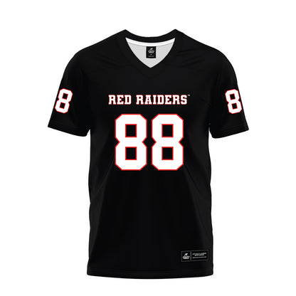 Texas Tech - NCAA Football : Quintaelyn Joyner - Black Premium Football Jersey-0