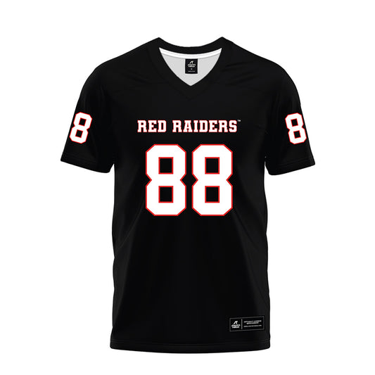Texas Tech - NCAA Football : Quintaelyn Joyner - Black Premium Football Jersey-0