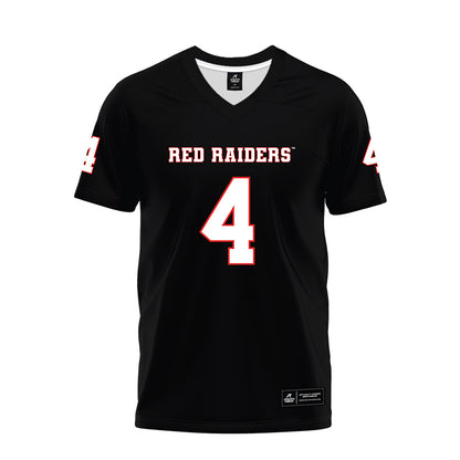Texas Tech - NCAA Football : Kenny Johnson - Black Premium Football Jersey-0