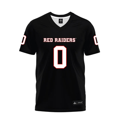 Texas Tech - NCAA Football : Quinten Joyner - Black Premium Football Jersey-0