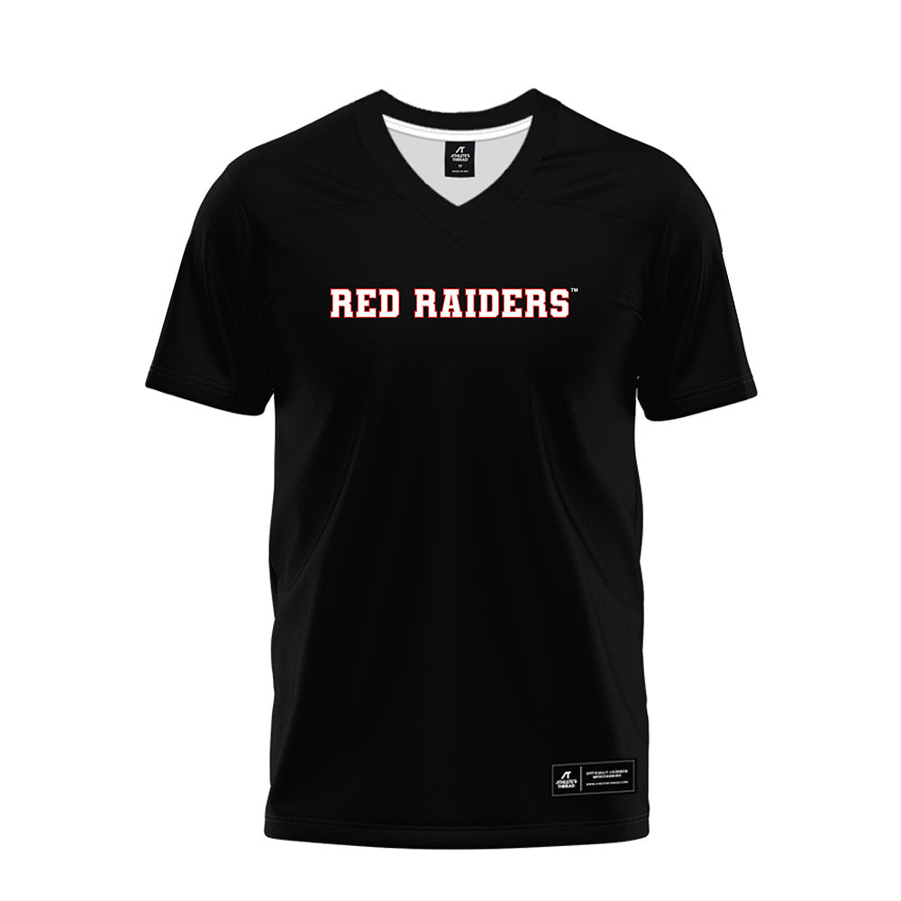Texas Tech - NCAA Football : Trey White - Black Premium Football Jersey-0