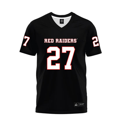 Texas Tech - NCAA Football : Amier Boyd - Black Premium Football Jersey-0