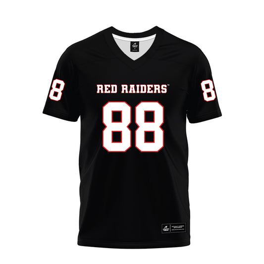 Texas Tech - NCAA Football : Quintaelyn Joyner - Black Premium Football Jersey-0