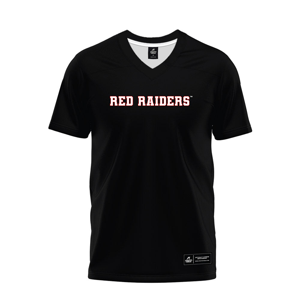 Texas Tech - NCAA Football : Donte Lee Jr. - Black Premium Football Jersey-0