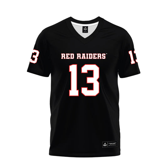 Texas Tech - NCAA Football : Ben Roberts - Black Premium Football Jersey-0