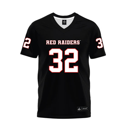 Texas Tech - NCAA Football : Sawyer Wilkerson - Black Premium Football Jersey-0