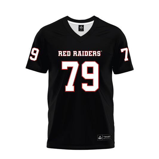 Texas Tech - NCAA Football : Howard Sampson - Black Premium Football Jersey-0