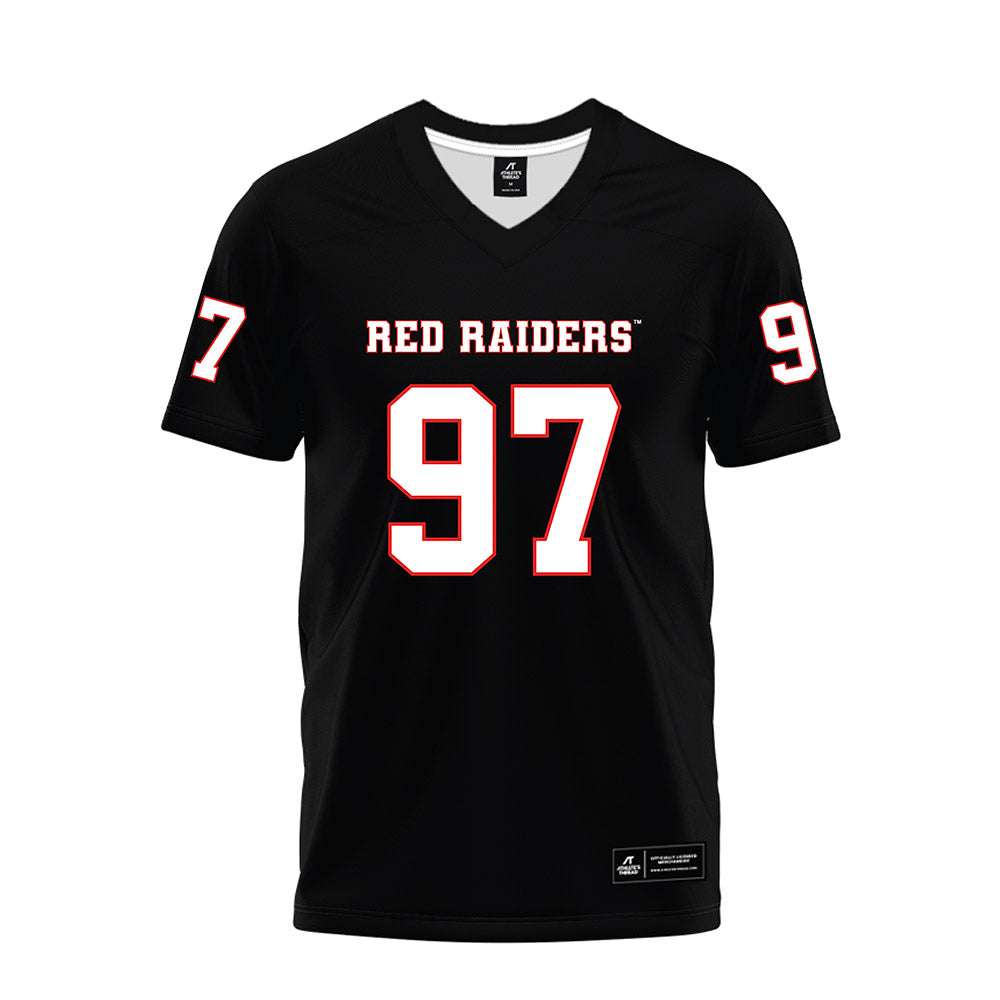 Texas Tech - NCAA Football : Charles Anderson - Black Premium Football Jersey-0