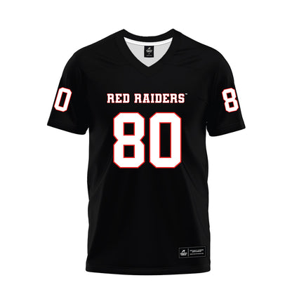 Texas Tech - NCAA Football : Kai Powell - Black Premium Football Jersey-0