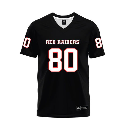 Texas Tech - NCAA Football : Kai Powell - Black Premium Football Jersey-0