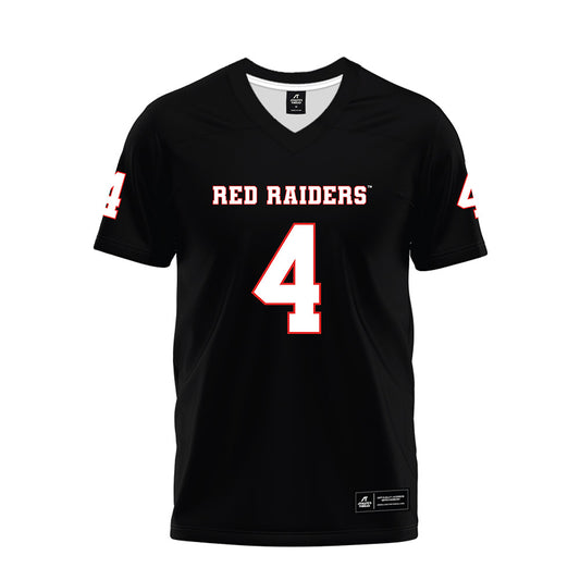 Texas Tech - NCAA Football : Kenny Johnson - Black Premium Football Jersey-0