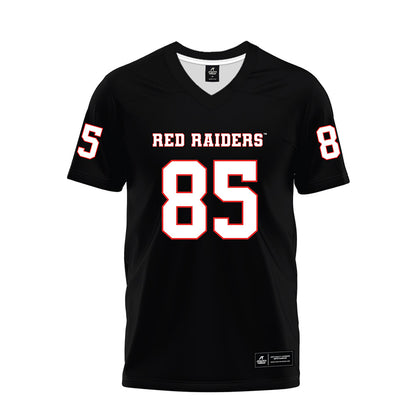 Texas Tech - NCAA Football : Bryson Jones - Black Premium Football Jersey-0
