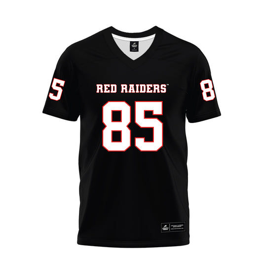 Texas Tech - NCAA Football : Bryson Jones - Black Premium Football Jersey-0