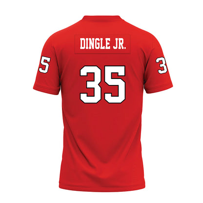 Texas Tech - NCAA Football : Miquel Dingle Jr. - Red Premium Football Jersey-1