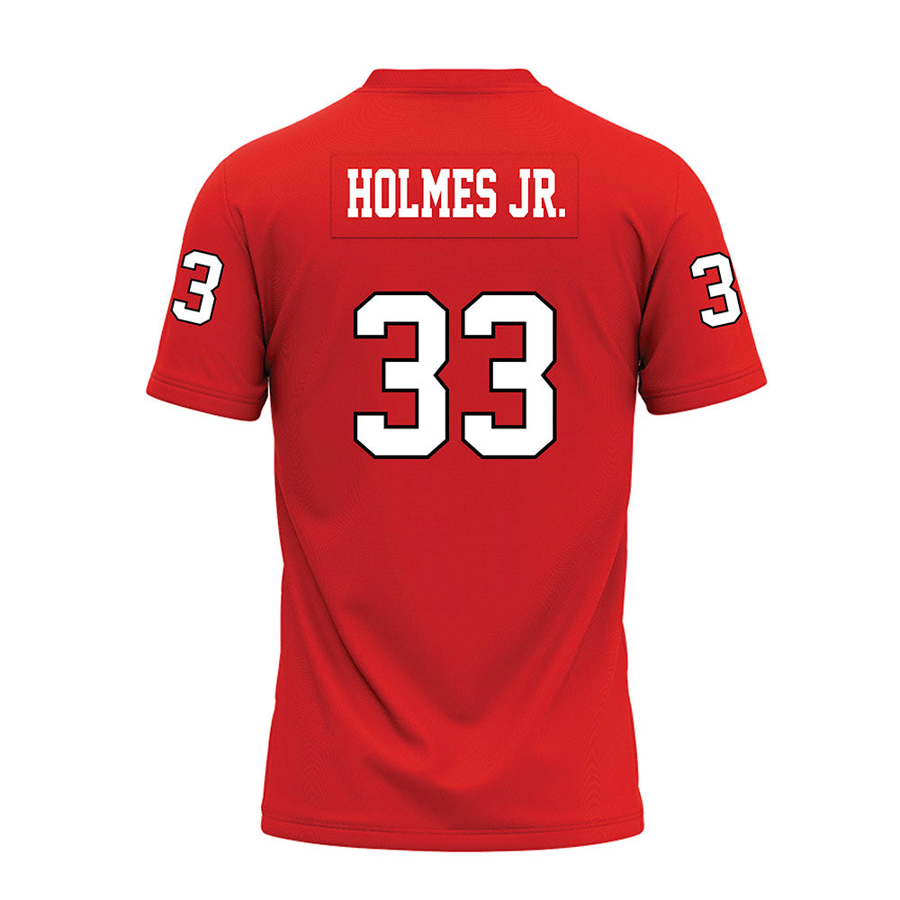 Texas Tech - NCAA Football : A.J. Holmes Jr. - Red Premium Football Jersey-1