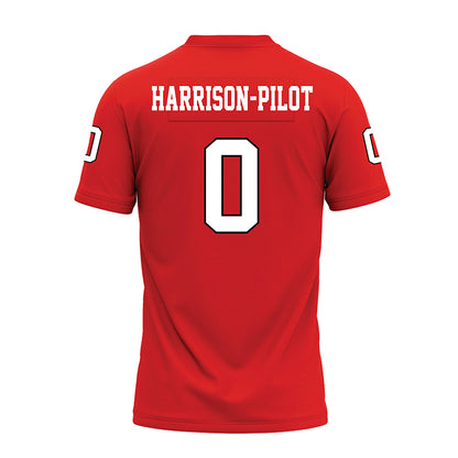 Texas Tech - NCAA Football : Mikal Harrison-Pilot - Red Premium Football Jersey-1