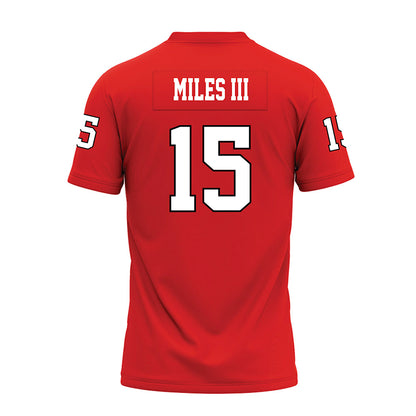 Texas Tech - NCAA Football : Oliver Miles III - Red Premium Football Jersey-1