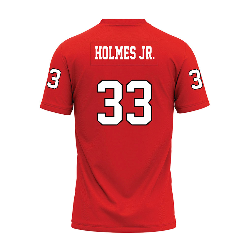 Texas Tech - NCAA Football : A.J. Holmes Jr. - Red Premium Football Jersey-1
