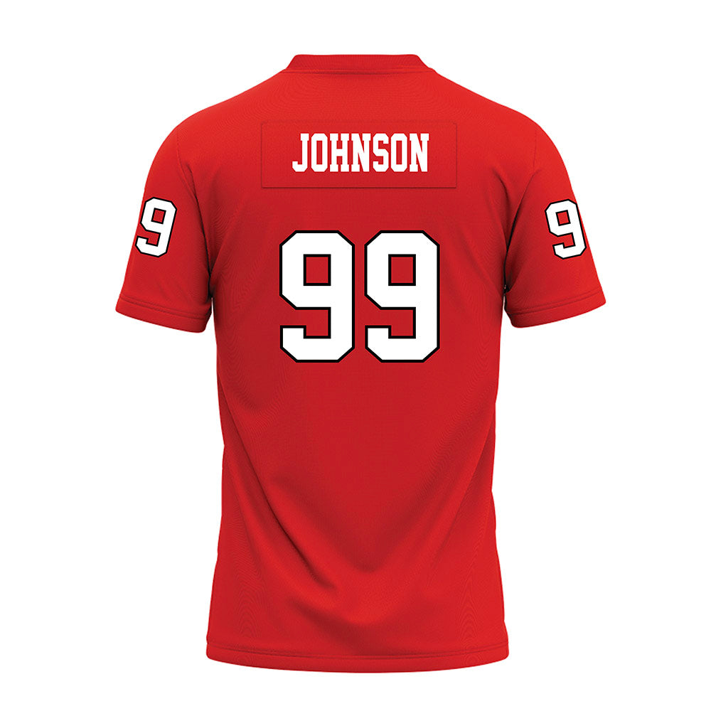 Texas Tech - NCAA Football : Jojo Johnson - Red Premium Football Jersey-1