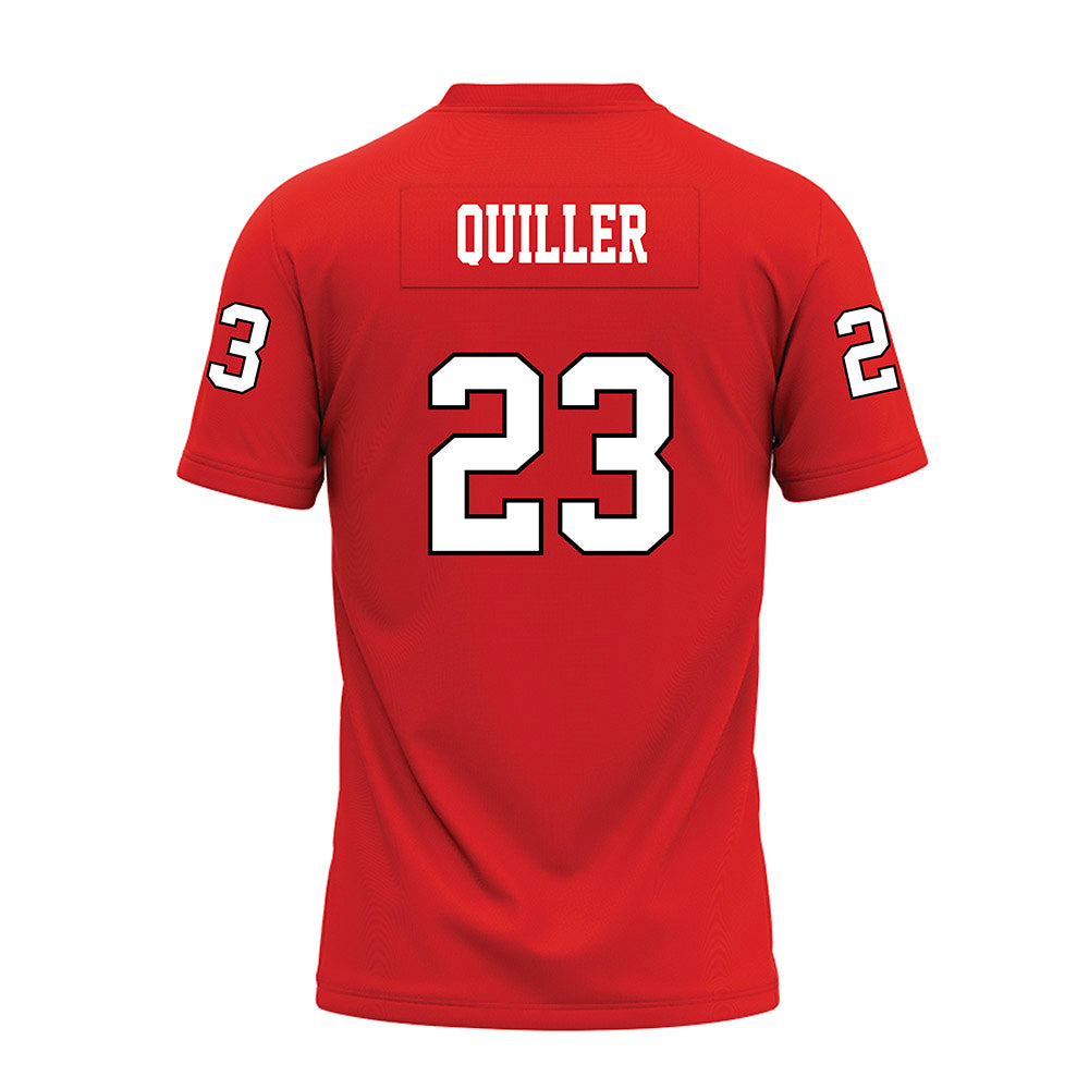 Texas Tech - NCAA Football : Maddox Quiller - Red Premium Football Jersey-1