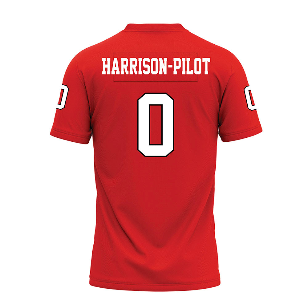 Texas Tech - NCAA Football : Mikal Harrison-Pilot - Red Premium Football Jersey-1