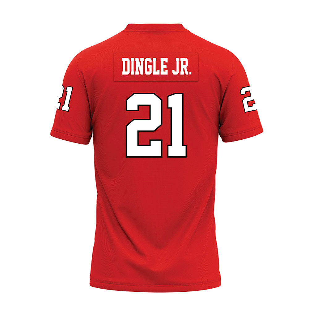 Texas Tech - NCAA Football : Miquel Dingle Jr. - Red Premium Football Jersey-1