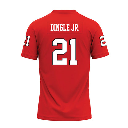 Texas Tech - NCAA Football : Miquel Dingle Jr. - Red Premium Football Jersey-1